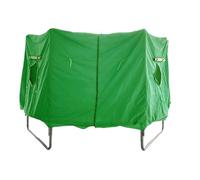 Trampoline Tent Shade Cover for Kids - Outdoor Waterproof Sunshade Canopy with UV Protection, Mesh Vent Windows & Zipper Door, Fits 6FT/8FT/10FT/12FT/14FT Round Trampolines (Green, 8FT-6 Poles)