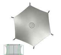 Trampoline Top Cover | Waterproof Protective Sunblock Canopy | Durable Trampoline Tent Shield | For Outdoor Backyard Playground Porch Courtyard Garden Yard Patio Lawn Grassland Safety Gear