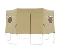 Trampoline Umbrella Canopy - Professional Quality Waterproof Folding Canopy for Trampoline Enclosure, Fabric Protective Cover Design with Sunblock | for