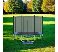 Trampoline with Enclosure Net, Safety Pad, Ladder, Blue / 6ft