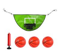 Trampolines Basketballs Set Breakaways Rims Safe Dunking Small Balls Pumps Indoor And Outdoor Game Accessories For Sport Large Trampolines Basketballs Accessories