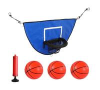 Trampolines Basketballs Set Breakaways Rims Safe Dunking Small Balls Pumps Indoor And Outdoor Game Accessories For Sport Large Trampolines Basketballs Accessories