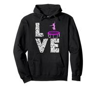 Trampolining Jumping Love Trampolinist Gymnastic Trampoline Pullover Hoodie