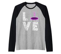 Trampolining Jumping Love Trampolinist Gymnastic Trampoline Raglan Baseball Tee