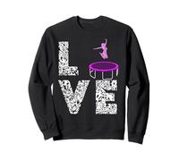 Trampolining Jumping Love Trampolinist Gymnastic Trampoline Sweatshirt