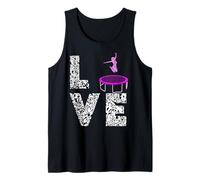 Trampolining Jumping Love Trampolinist Gymnastic Trampoline Tank Top
