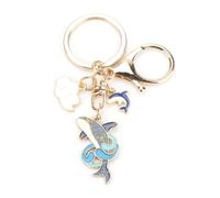 Tranbath Dolphin Pendant Keychain, Cute Cloud and Dolphin Keyring for Women, Gifts for Mum, Sister and Good Friends, Personalised Gifts for All Occasions, Gifts for Colleagues, Friend Gifts for Women