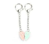 Tranbath Double Alpaca Keychain Set for Women, Unique and Funny Presents for Mum, Good Friend or Sister, Cute Birthday Gifts, Inspirational Keyrings, Personalised Gifts for Animal Lovers