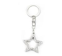 Tranbath Elegant Star Keychain with Sparkling Rhinestones, Gift for Women, Friendship, Good Friend, Thank You, Birthday, Travel, Retirement, Teacher, and Girlfriend Presents