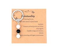 Tranbath Personalised Beaded Keychain for Women Gifts, Inspirational Gifts for Mum, Sister, Aunt, Friend, Funny, Sentimental Keyring Present for Mum, Birthday Gifts, Small Gifts for Women