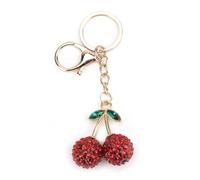Tranbath Personalised Cherry Keychain for Mum, Cute Fruit Pendant Key Ring, Gifts for Women, Mum, Sister, Daughter, Good Friend, Birthday, Funny, Unique, Inspirational Keyring, Keyrings for Men