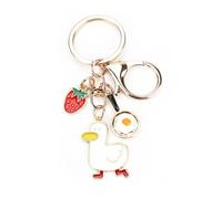 Tranbath Personalised Cute Keychain with Duck Pendant, Gift for Mums, Friends, And Sisters, Ideal for Keyrings for Women, Funny Gifts, And Special Occasions, Charming Keyring for Every Occasion