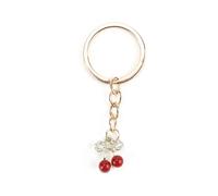 Tranbath Personalized Keychain with Cute Cherry Pendant, A Creative and Unique Gift for Women, Perfect as a Birthday Gift, Or for Special Occasions Such as Weddings, Inspirational Gifts for Women