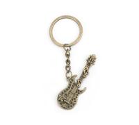 Tranbath Personalized Keychain with Guitar Pendant, Gifts for Women, Friends and Couples, Birthday Present or Small Gifts for Everyday Life, Farewell Colleague, Mum and Daughter Gifts