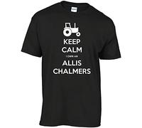 Tranc Tractor Keep Calm I Own an Allis Chalmers T Shirt-Black S