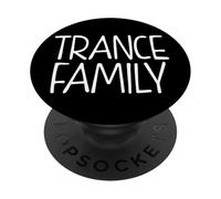 Trance Family Best EDM Trance Music Mix DJ Raver Trance PopSockets Adhesive PopGrip