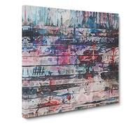 Trance of Time Canvas Print | Gallery Wrapped 30mm Frame Wall Art | 14x14 inches | Ready to Hang | Abstract Picture | Living Room Bedroom Lounge Office