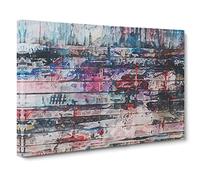 Trance Of Time Canvas Print | Gallery Wrapped 30mm Frame Wall Art | 20x14 inches | Ready to Hang | Abstract Picture | Living Room Bedroom Lounge Office
