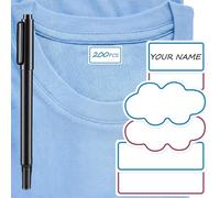 Trandraft 232 Pcs Personalized Clothing Labels No-Iron Name Tags for Clothing Washable Tags for Nursing Home & Daycare, School & Nursery Use