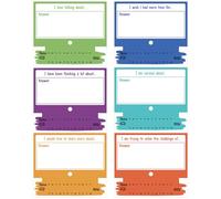 Trandraft 300 Pcs Name Tag Stickers Team Tactics Conversation Starter Connect Tag Stickers for Team Building Game for Work Group Connection Conferences Activities Educational Card Games