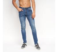 Duck and Cover - Mens 'Tranfold' Essential Faded Stretch Slim Fit Jeans (30W / 32L, Stonewash)