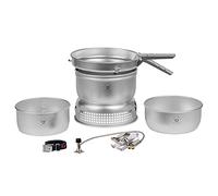 Trangia 25-1 GB Stove with Alloy Pans & Gas Burner, Silver One Size