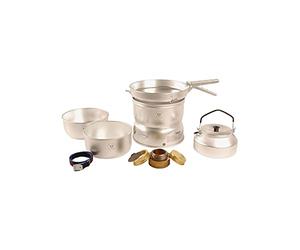 Trangia 25-2 UL Cookset with Kettle and Spirit Burner & Series Stove Bags, Size 25 - Orange