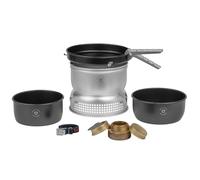 Trangia 25-5 GB Non-Stick Cookset with Gas Burner, Complete Camping Cookware and Stove Set for Hiking, Backpacking, Fishing