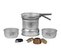 Trangia 27-1 Aluminium Cookset with Spirit Burner, Complete Camping Cookware and Stove Set for Hiking, Backpacking, Fishing