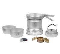 Trangia 27 Cookset With Kettle & Spirit Burner,Silver