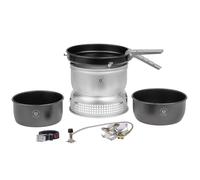 Trangia Camping Cooking Set Ultralight Aluminium Gas Cooker with Non Stick Pan