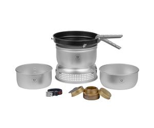 Trangia cooking stove set aluminum pan windshield petrol fuel burner backpacking