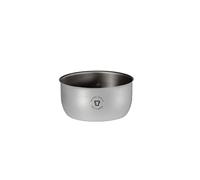 Trangia Duopan 27 Inner Pot 1.0 Litre, Silver, Aluminum & Stainless Steel, 145g, 14.5cm, No Lid, Outdoor Cooking Pot
