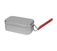 TRANGIA Mess Tin Reusable Sustainable Storage Container, Red Handle, Small