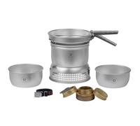Trangia Unisex Trangia 27-1 Gb Stove Alloy Pans With Gas Burner Cooking System, Silver, Size 27 - 1 UK