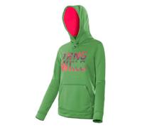 Trangoworld Women BALTEA Hoodie - Jasmine Green/Teaberry, Large