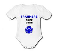 TRANMERE Since Birth Football Personalised Unique Baby Vest Baby Grow Babygrow Cute Novelty Boys Girls Unisex Funny Rovers