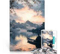 Tranquil Asian CityscapeJigsaw Puzzles 1000 Pieces for teenagers Difficult and Challenge is ideal as gifts for the whole family 38x26cm