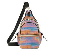 Tranquil Beach Sunset Pastel Animal Print Bag for Teens all over Print Daily Commute