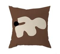 Tranquil Color Scheme Pillowcase with Abstract Patterns for a Harmonious Home Setting (C)