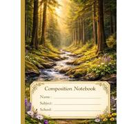 Tranquil Forest Composition Notebook | Wide Ruled Journal for Kids & Students: Lined Notebook for School, Writing, and Observation | Nature-Themed Forest Cover