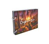 Tranquil Forest Sunset Landscape Scrapbook (scrap-kf24-explforesunhg)