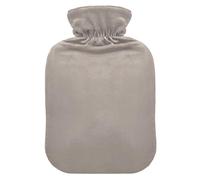 Tranquil Gray Hot Water Bottle with Cover for Pain Relief Hand Feet Warmer for Warming Hands, 2L