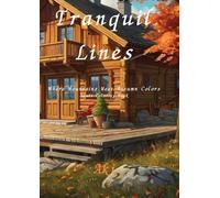 Tranquil Lines: Where Mountains Meet Autumn Colors:Adult Coloring Book