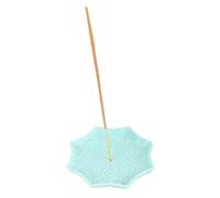 Tranquil Mandala Ceramic Incense Holder - Calming Blue Finish, Easy Incense Placement, Durable Construction - Enhance Your Space with Soothing Aroma and Serene Ambiance