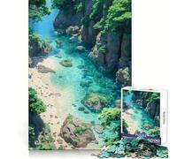 Tranquil Oasis Hard Jigsaw Puzzle for Adults 1000 Pieces Brain Development Peaceful Fun Clean Join (50x75cm)