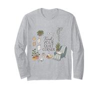Tranquil Reading Nook Dreams Cozy Mindful Moments Long Sleeve T-Shirt