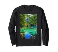 Tranquil Reflections of a European Alpine Paradise Long Sleeve T-Shirt