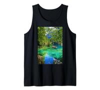 Tranquil Reflections of a European Alpine Paradise Tank Top