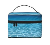 Tranquil Underwater Scenery -Print Waterproof Cosmetic Bag for Travel & Gym - Large Makeup Organizer Compartments, Premium Twill Fabric, Leak-Proof Design